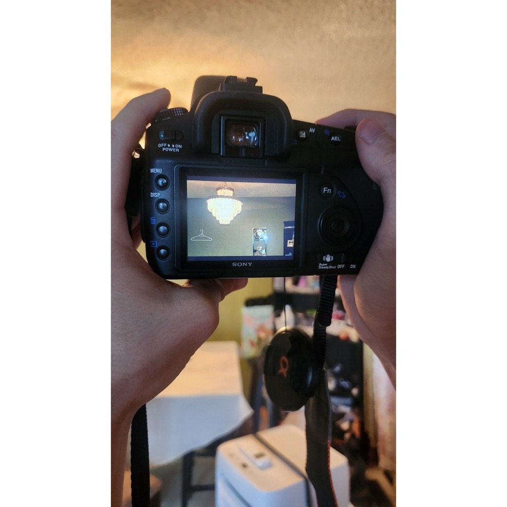 Sony Alpha DSLR-A200 10.2MP Digital SLR Camera W 18-70mm & 4.5-5.6/75-300 Lens - Picture 13 of 16